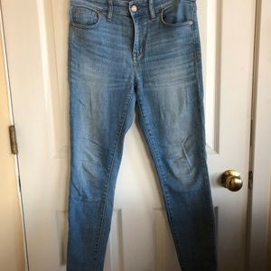 Madewell High Riser Cropped Jeans